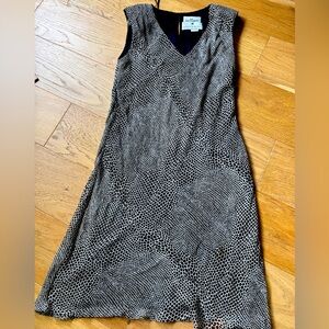 Cattivs saks fith ave 100% silk midi dress womens 8